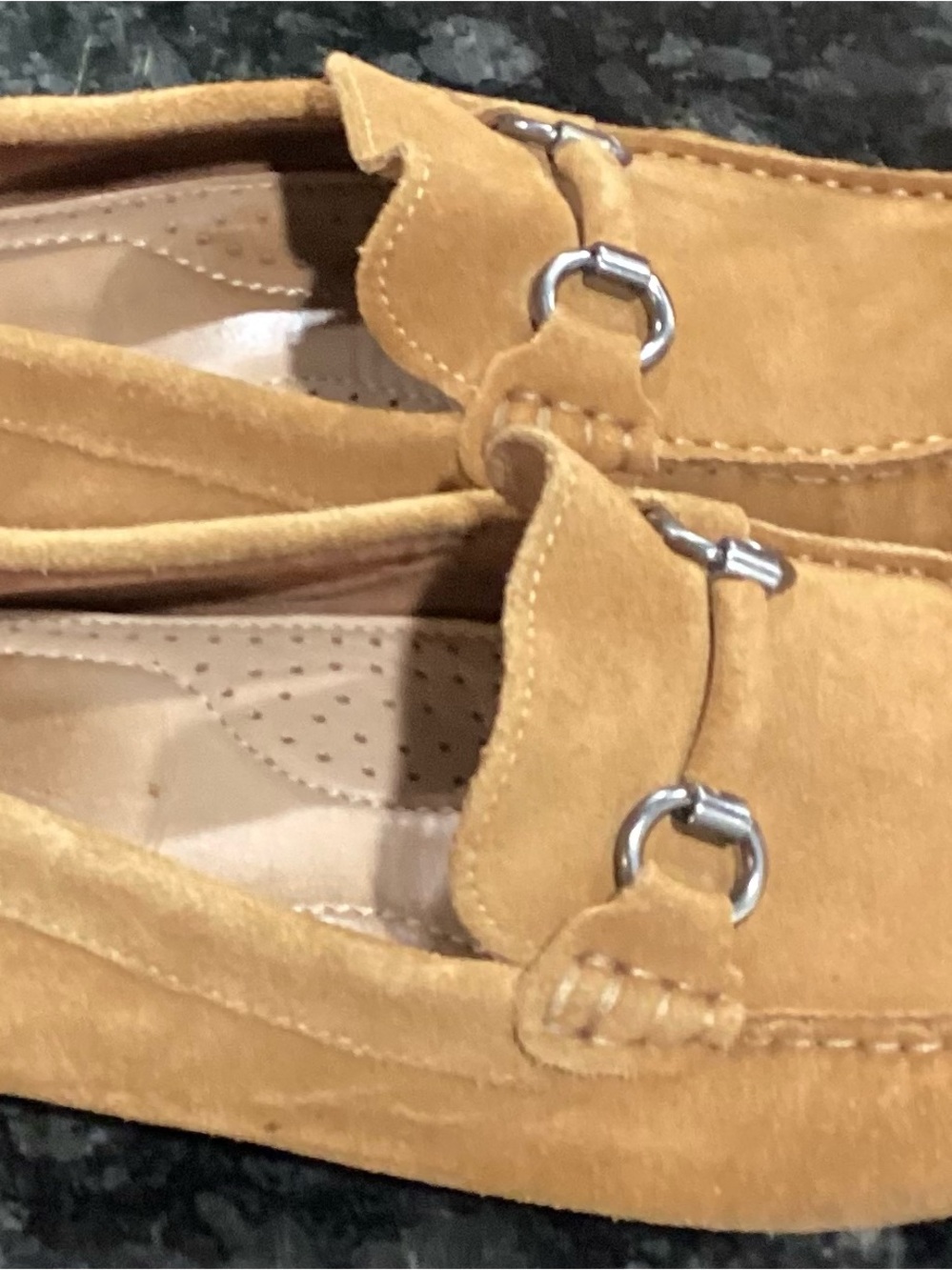 Men's Suede Bit Loafers in Tan by Tack - Picture 2 of 5